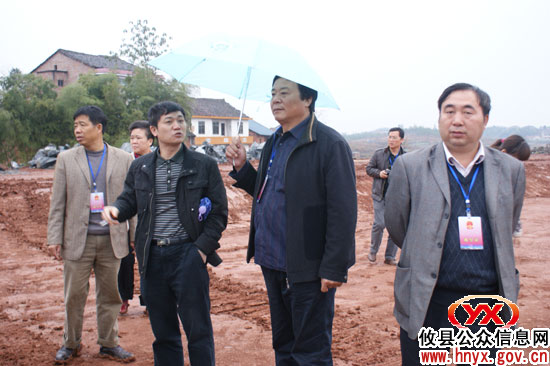 攸县人大常委会组织有关人员到衡茶吉铁路攸县段视察