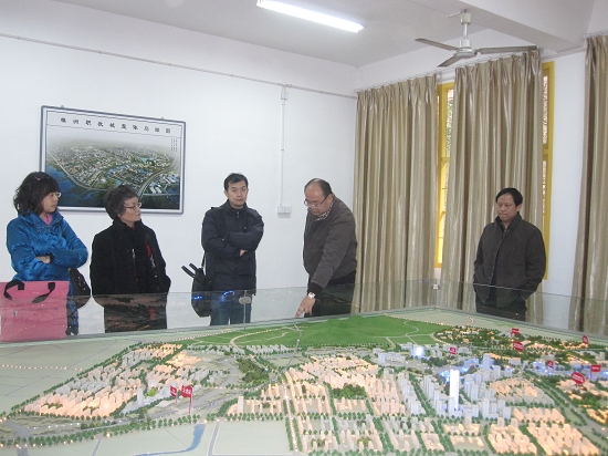 上海徐汇软件杨秋萍一行来株考察职教园软件园区项目