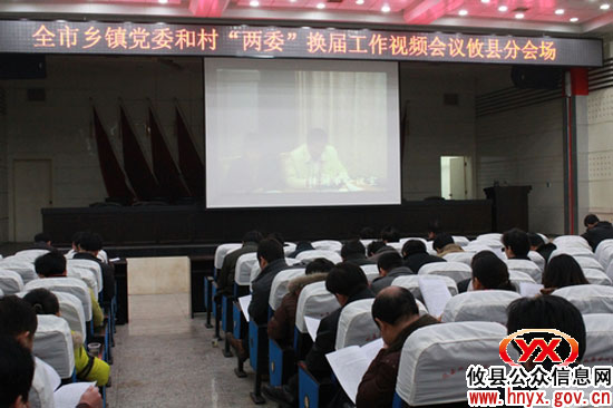 攸县组织收看全市乡镇党委和村“两委”换届工作视频会议