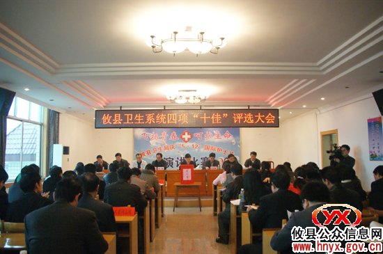 攸县卫生系统举行四项“十佳”评选大会