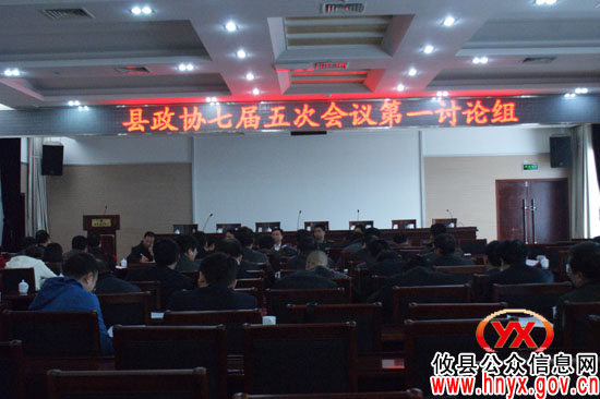 胡湘之参加政协七届五次会议第一讨论组讨论