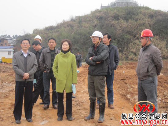 省水利厅副厅级巡视员史晓虹一行视察桐坝电站工程