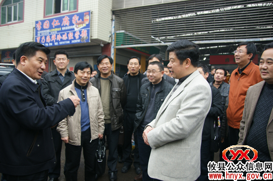 岳阳市副市长韩建国一行来考察工作时对攸县好评如潮