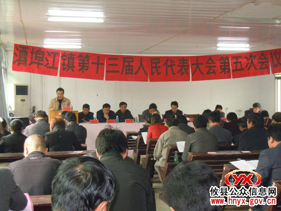 攸县酒埠江镇十三届五次人大会议召开