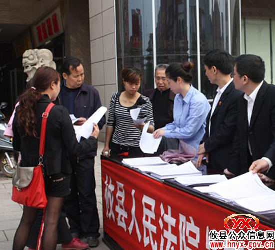 攸县积极组织开展反规避执行宣传活动
