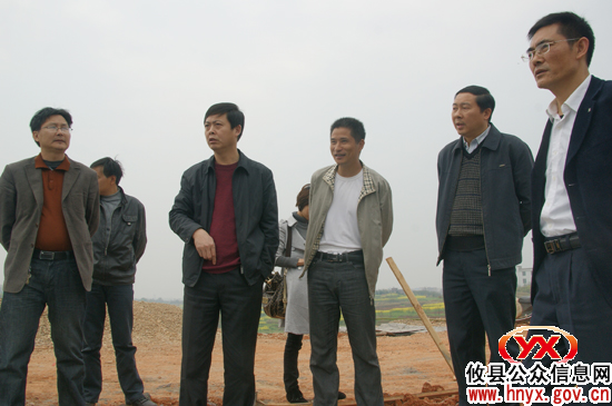 陈可勇一行到部分乡镇督查防汛和农田水利建设