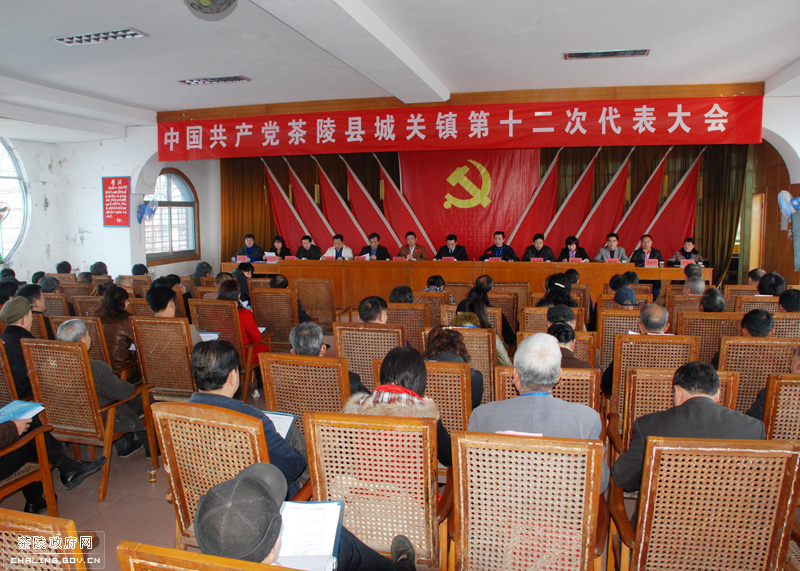 城关镇第十二次党代会胜利召开