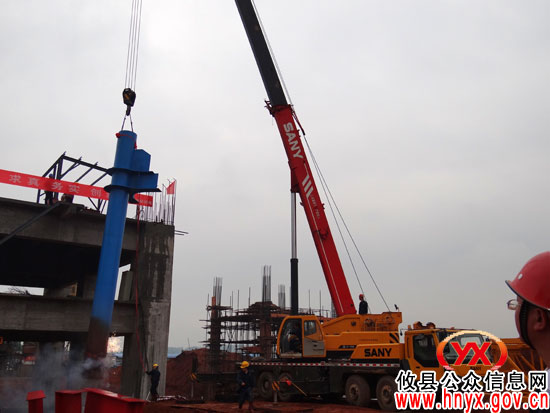 “远大公司”干法水泥项目窑尾框架顺利吊装