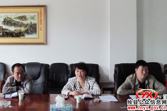 谈湘旭一行到石羊塘进行现场办公