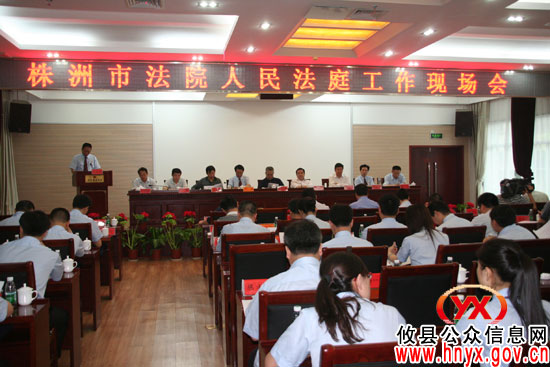 全市法院人民法庭工作现场会在攸县召开