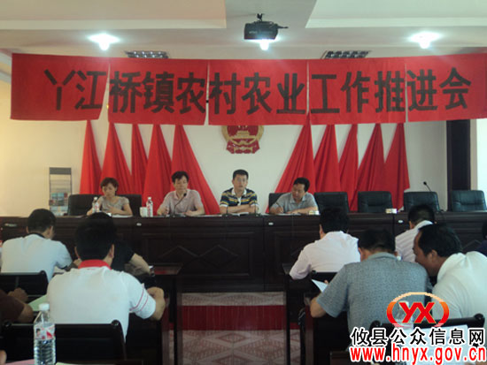 攸县丫江桥镇召开农村农业工作推进会
