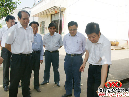 省政协副主席武吉海来攸县视察指导工作