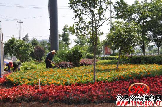 攸县市政园林管理处将换植8万盆鲜花为城区添彩