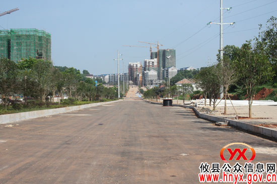 攸县县城内环路建设进度稳步推进
