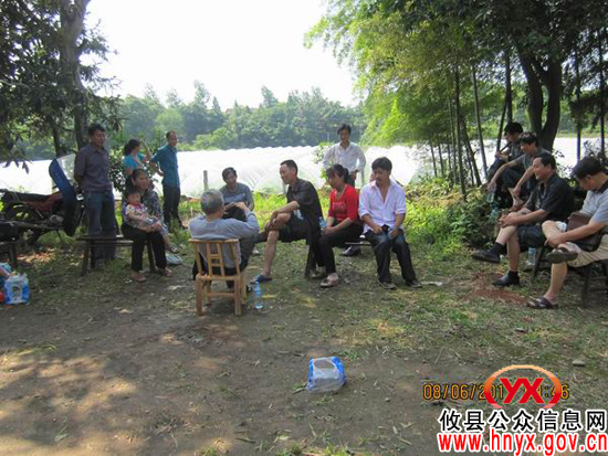 攸县科协与县老年科协联合举办葡萄田间管理经验交流学习班