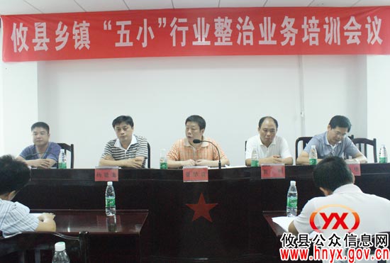 攸县召开乡镇“五小”行业整治业务培训会议