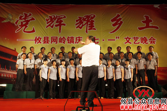 昨夜，攸县网岭镇“党辉耀乡土”文艺晚会隆重上演