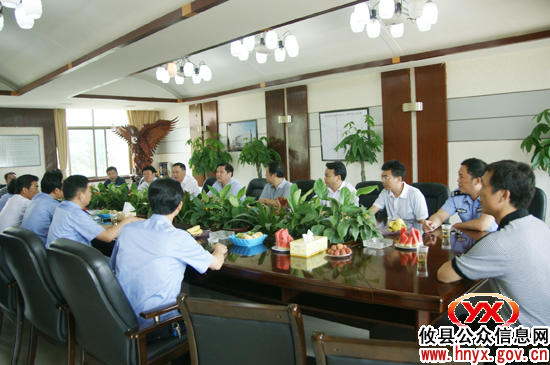 市委常委、政法委书记毛爱良来攸县考察指导工作