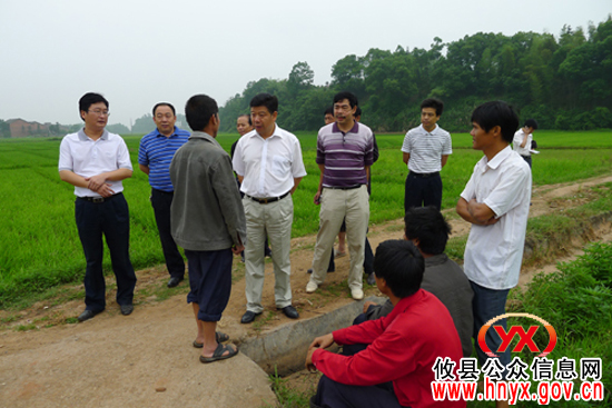 【奋力抗旱】邝邹飞一行到网岭镇实地指导抗旱工作