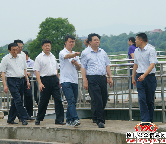 省人大常委会副主任蒋作斌一行来攸县专题调研