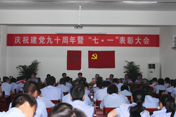 城管局召开庆祝建党九十周年暨“七一”表彰大会