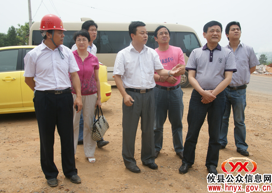 湖南省县域经济强县考核组一行来攸县考察