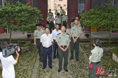 红军标语博物馆成为国防科大当代军人核心价值观培育基地