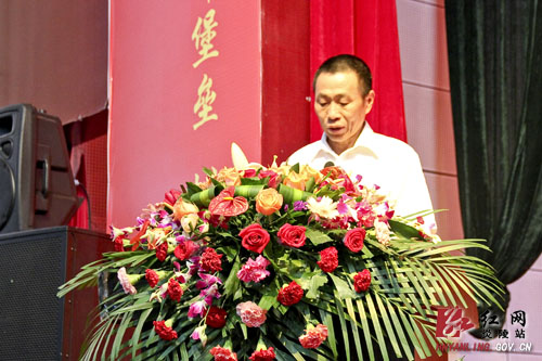 我县隆重召开庆祝建党九十周年纪念大会