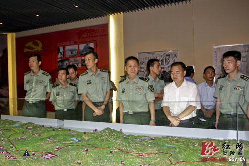 红军标语博物馆成为国防科大当代军人核心价值观培育基地