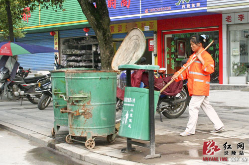 图片新闻：炎陵县城依然洁净