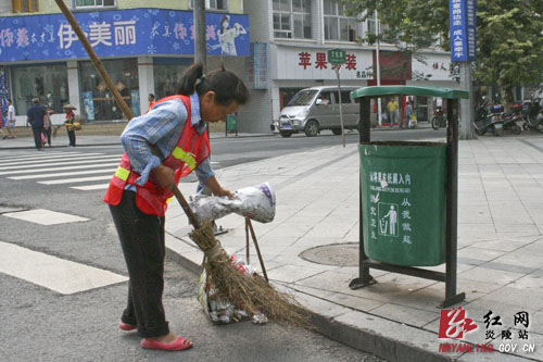 图片新闻：炎陵县城依然洁净