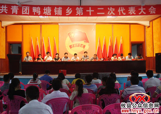 共青团鸭塘铺乡第十二次代表大会今天召开