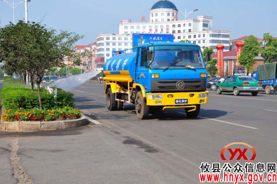 攸县市政园林处启动绿化抗旱工作