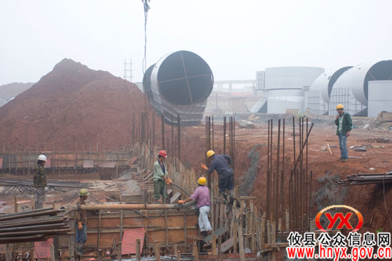 攸县新型干法水泥项目将于10月份点火投产