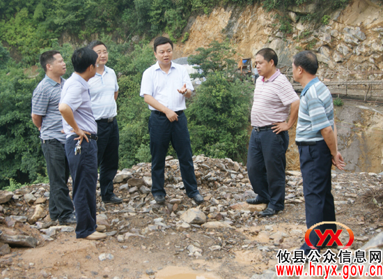 胡湘之一行督查酒埠江旅游环线建设
