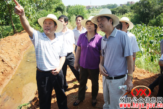 市领导黄曙光对攸县水利建设“三超历史”赞赏有加
