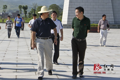 精心组织 认真协调 不遗余力建设好炎帝陵公祭区＂福林＂一期工程