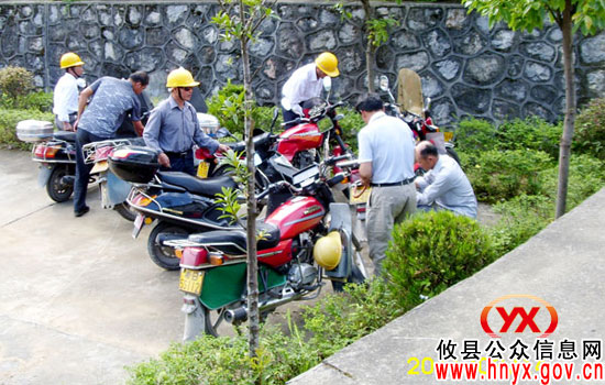 中元节，攸县白龙洞迎来醴陵一支骑摩托车队