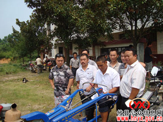 攸县农机局举办第一期阳光工程培训班
