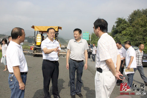 副市长张汉华到我县督查安全生产工作