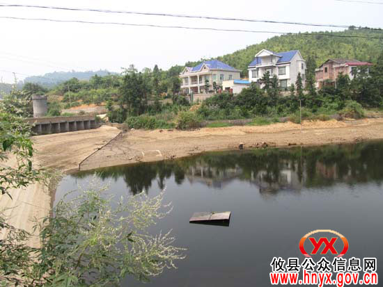 攸县石羊塘镇高陂水库出现最低水位