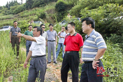 省水利厅领导来炎调研指导防汛抗旱工作