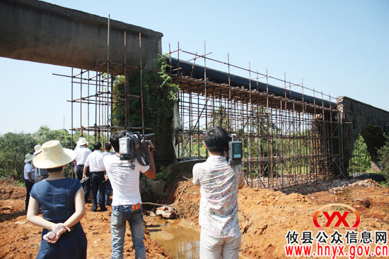 攸县正在抓紧修复苏洲坝斑竹垅渡槽