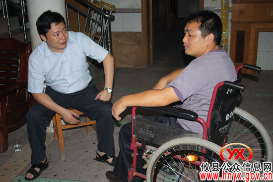 建军节,熊炜一行看望慰问伤残退伍军人
