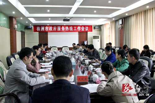 全市政府服务热线工作会议在我县召开