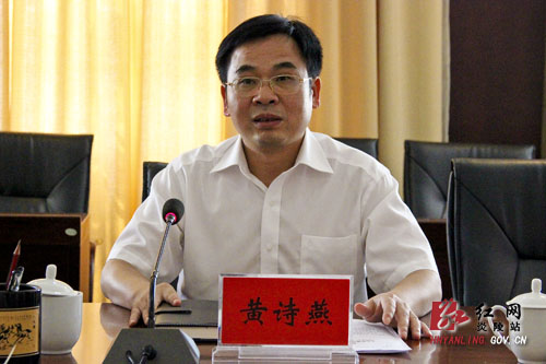 姜玉泉来我县指导传达贯彻市党代会精神