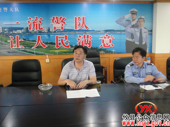 【香干文化节】市交警支队副支队长周跃飞一行到攸县指导交通安全保卫工作