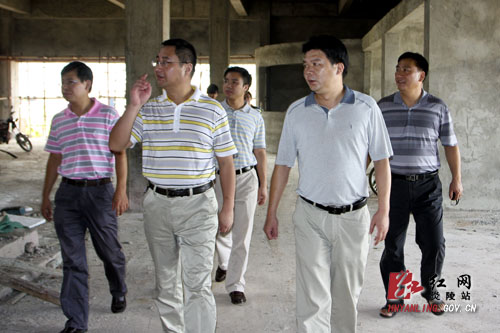 市＂三大战役＂和＂招商引资年＂活动督查组来炎督查指导工作