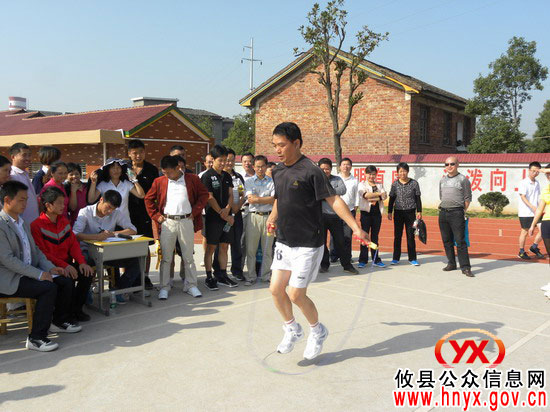 攸县2011年教职工跳绳比赛今天举行