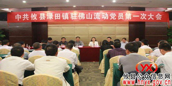 攸县为驻广东佛山流动党员安了一个“家”